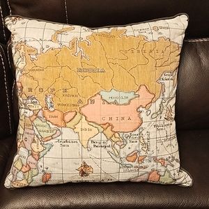 Map Pillow Unique